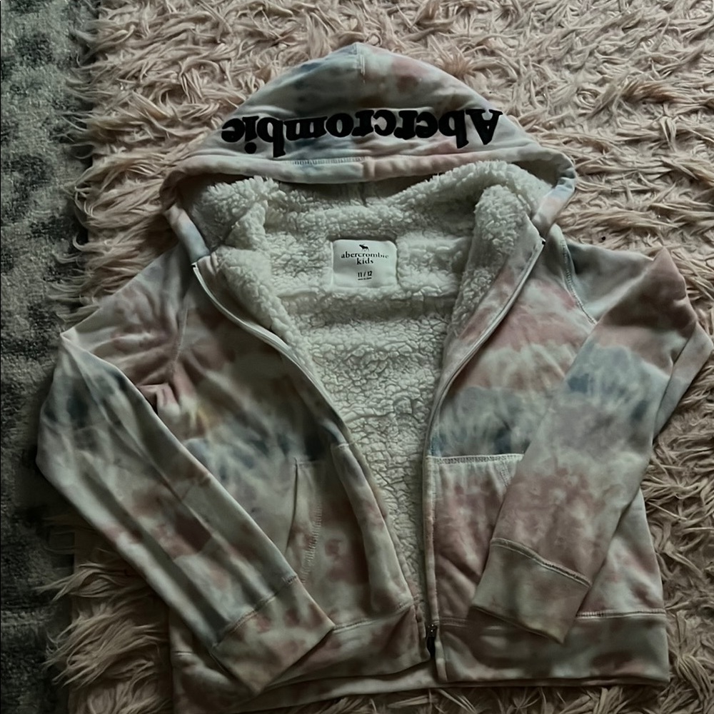 Abercrombie Kids Multicolor Sherpa Hoodie